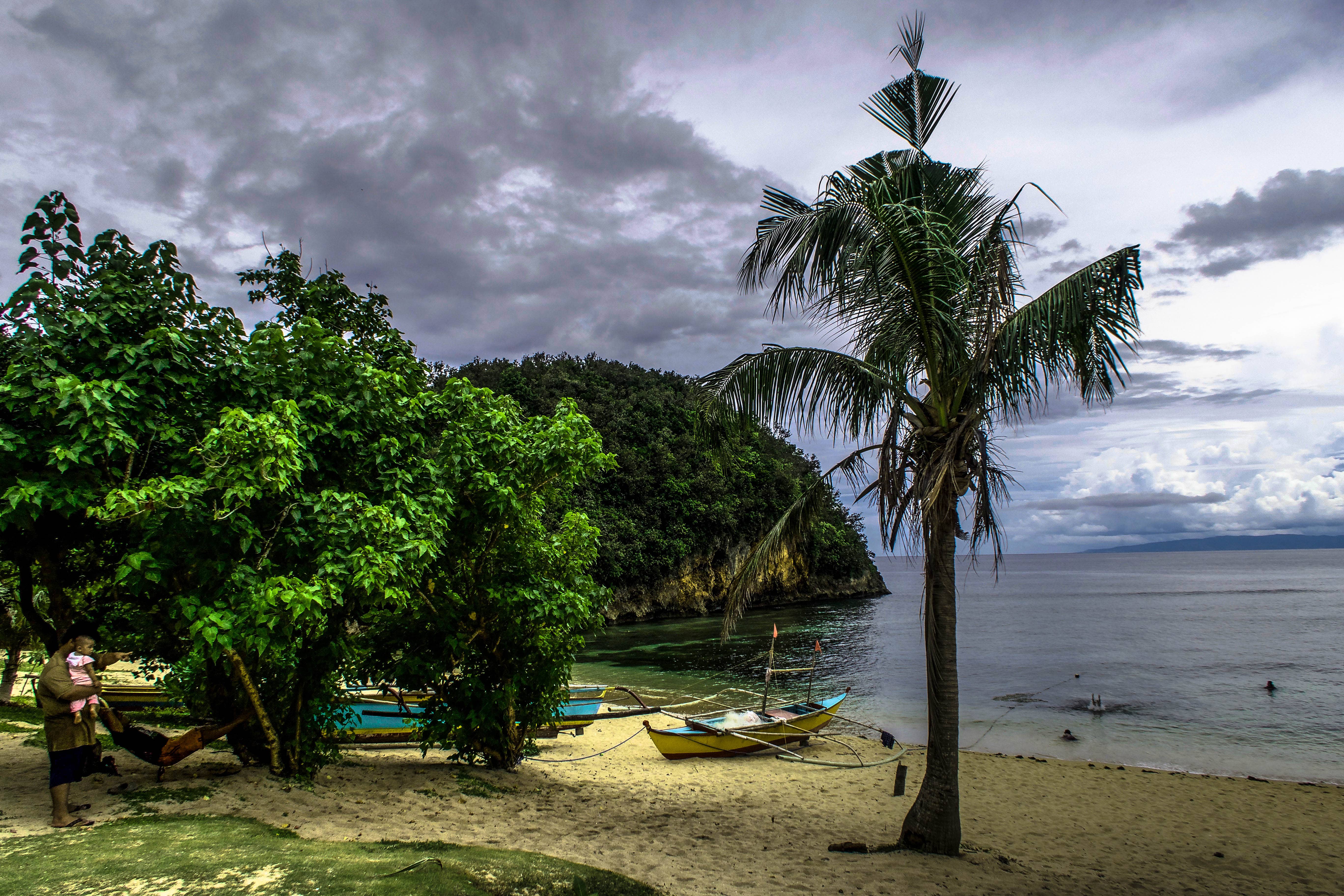 cottage at talisoy beach or jesus face beach in virac catanduanes philippines